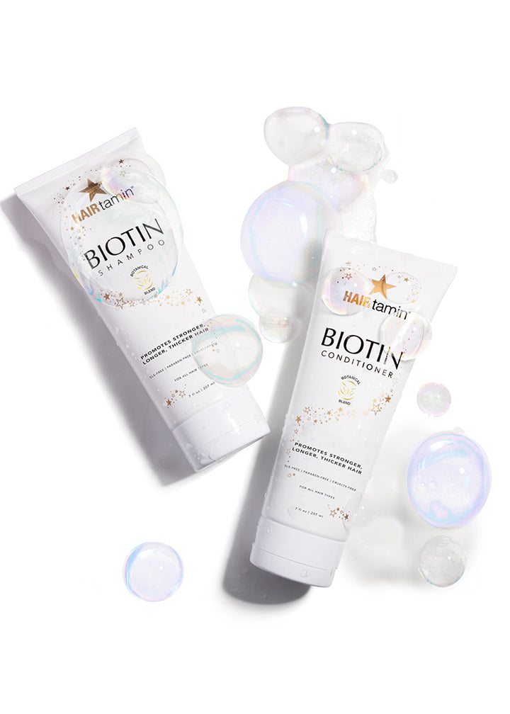 Shampoo & Conditioner with bubbles