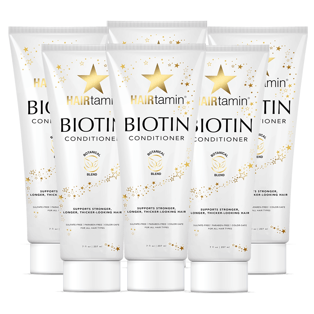6 Bottles - biotin conditioner