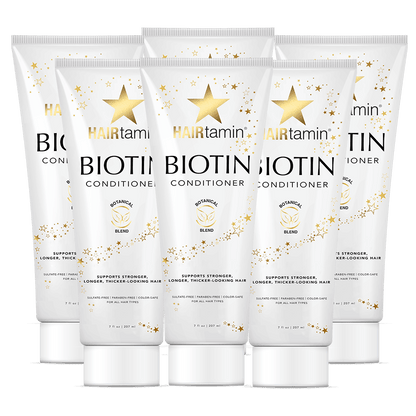 6 Bottles - biotin conditioner