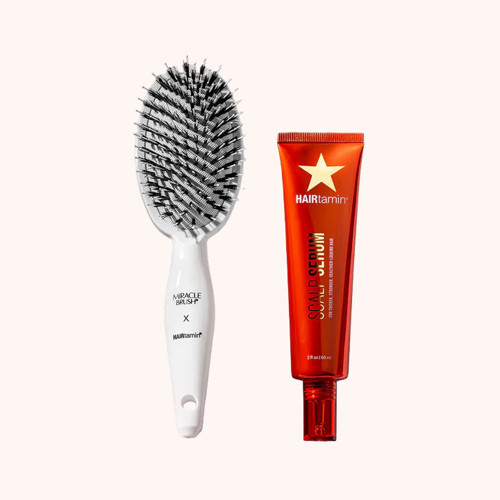 Miracle Brush + Gorgeous Scalp Serum Bundle