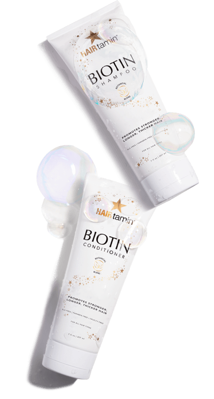 biotin shampoo and conditioner with bubbles
