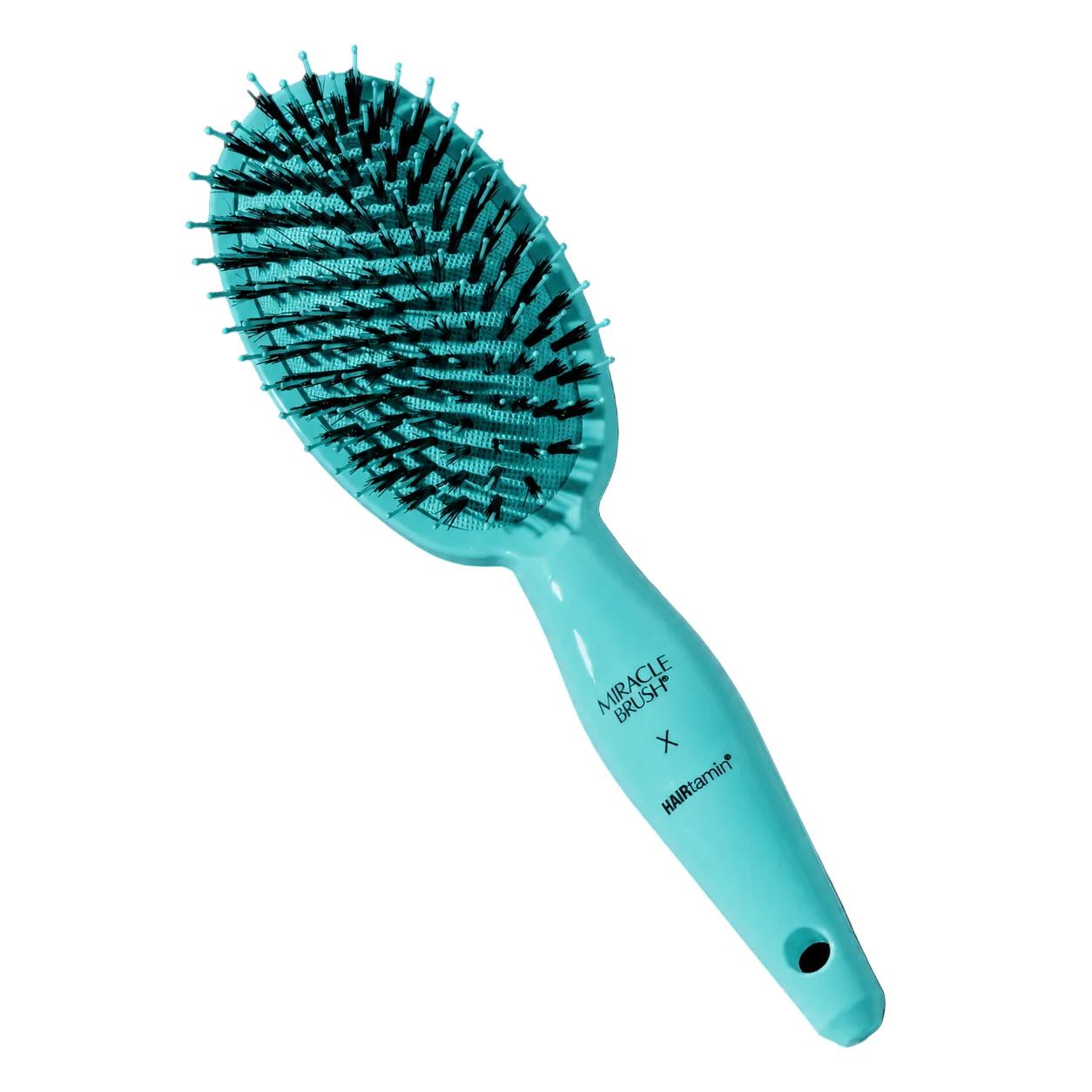 Miracle Brush® x HAIRtamin® Aqua Blue