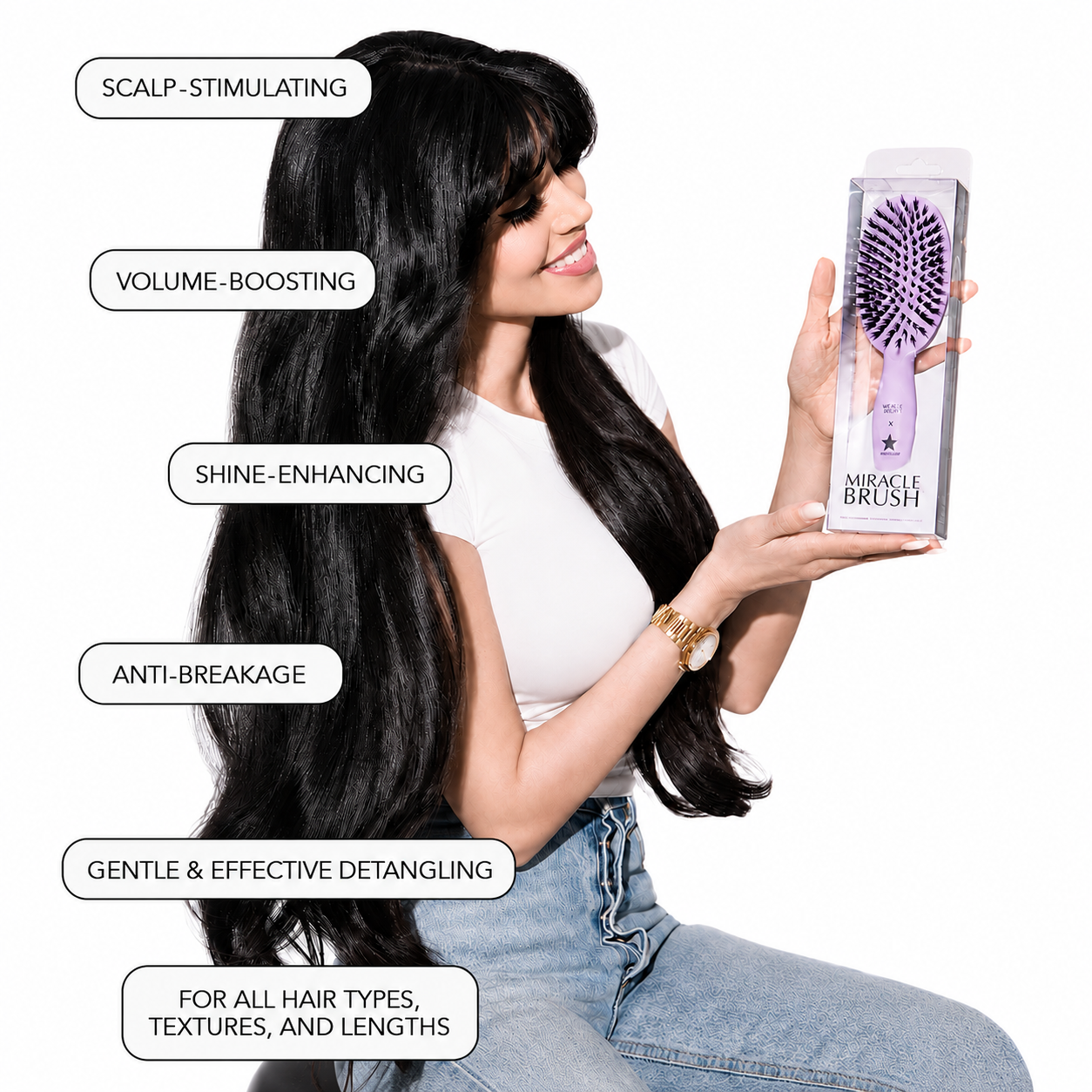 Miracle Brush® x HAIRtamin® Lovely Lilac