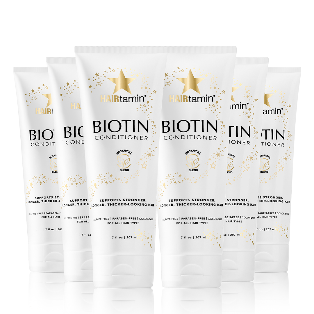 6 Bottles - biotin conditioner