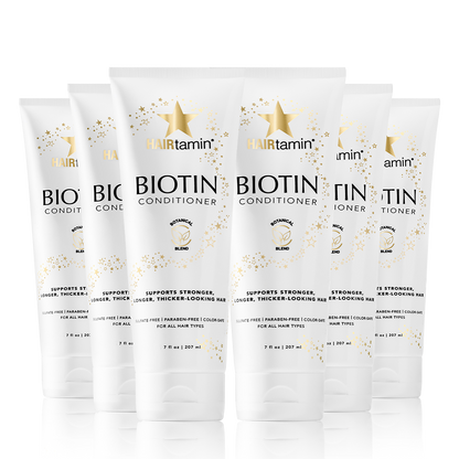 6 Bottles - biotin conditioner