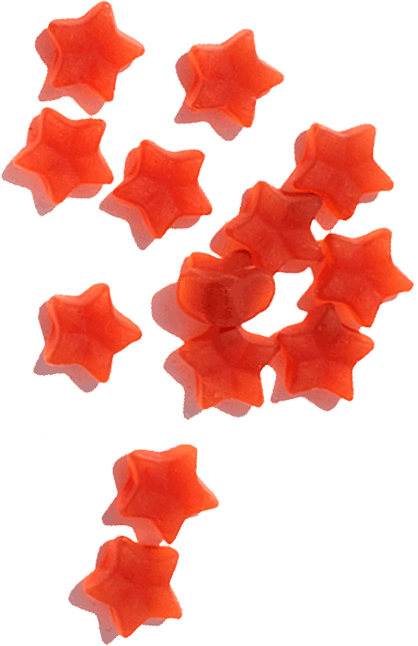 Scattered gummy star