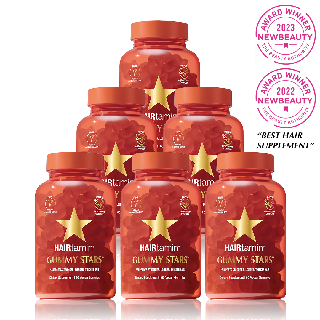 6 Month Supply - Six Bottles of Gummy Stars