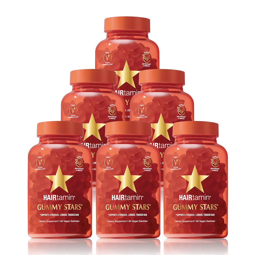 6 Month Supply - Six Bottles of Gummy Stars