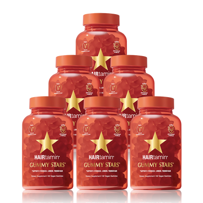 6 Month Supply - Six Bottles of Gummy Stars