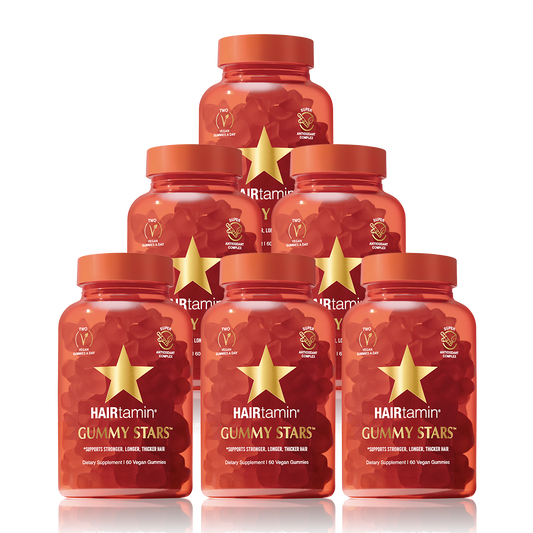 6 Month Supply - Six Bottles of Gummy Stars