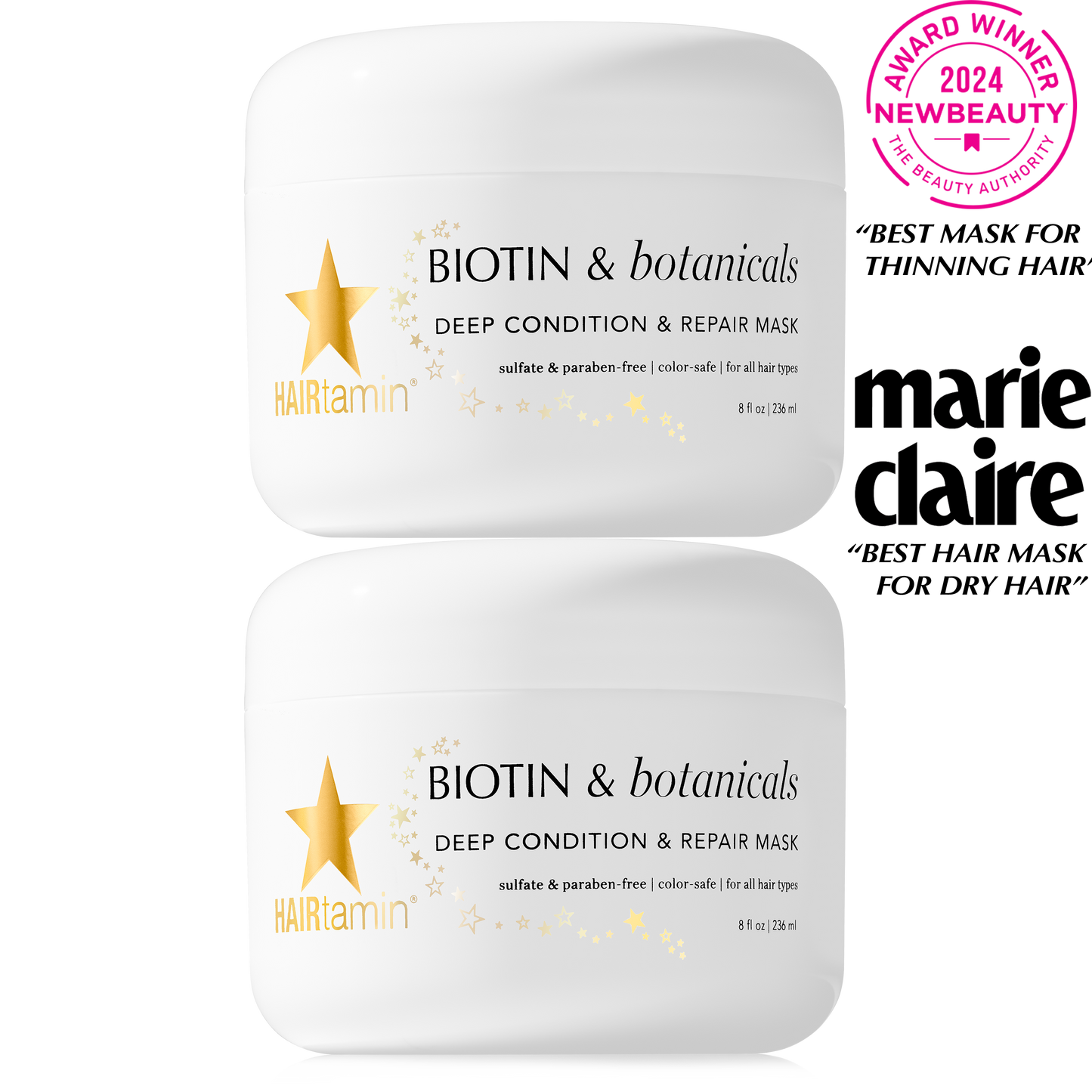 Biotin & Botanicals Deep Condition & Repair Hair Mask - 1 Pack