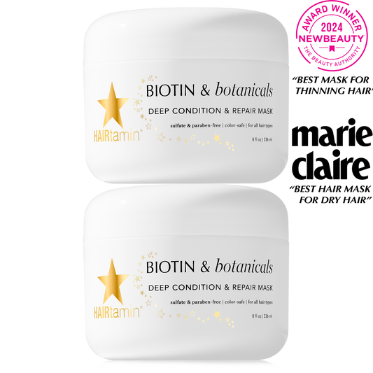 Biotin & Botanicals Deep Condition & Repair Hair Mask - 2 Pack