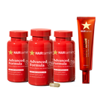 HAIRtamin Inside-Out Growth Duo: Advanced Formula 3-month supply and Gorgeous Growth Scalp Serum