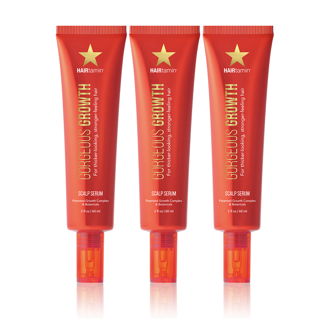 Gorgeous Growth Scalp Serum - 3 Tubes