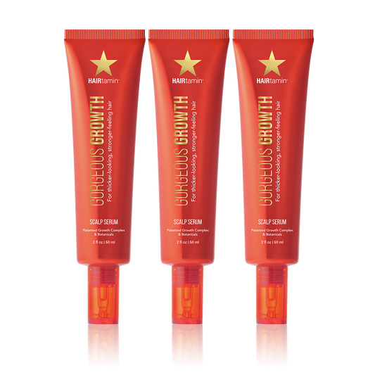 Gorgeous Growth Scalp Serum - 3 Tubes