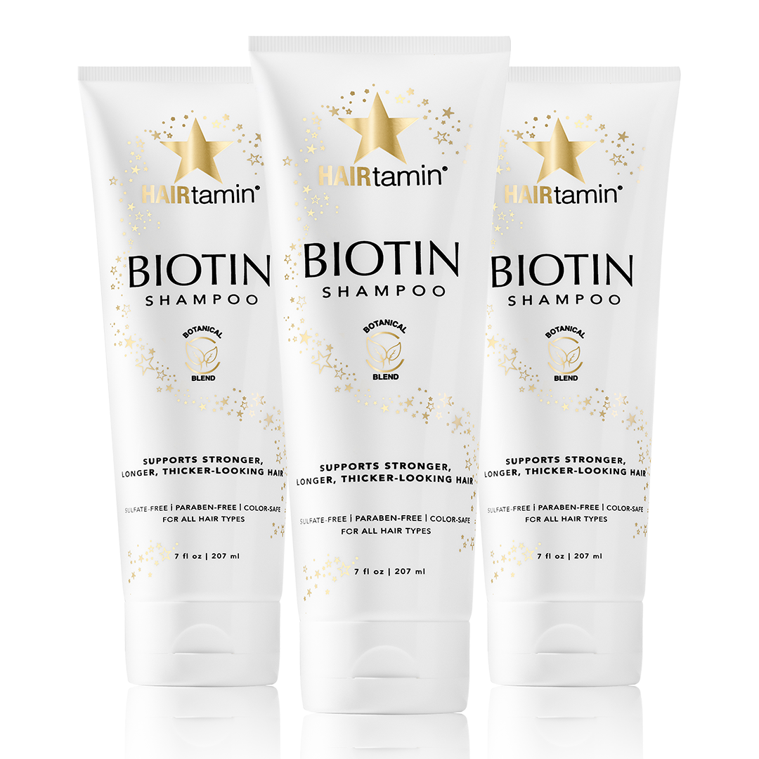 3 Bottles - Biotin Shampoo