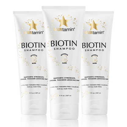 3 Bottles - Biotin Shampoo