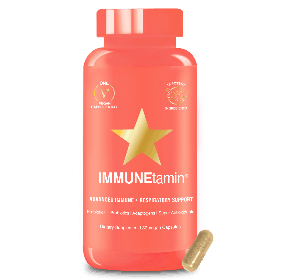 1 Month Supply - IMMUNEtamin bottle with capsule