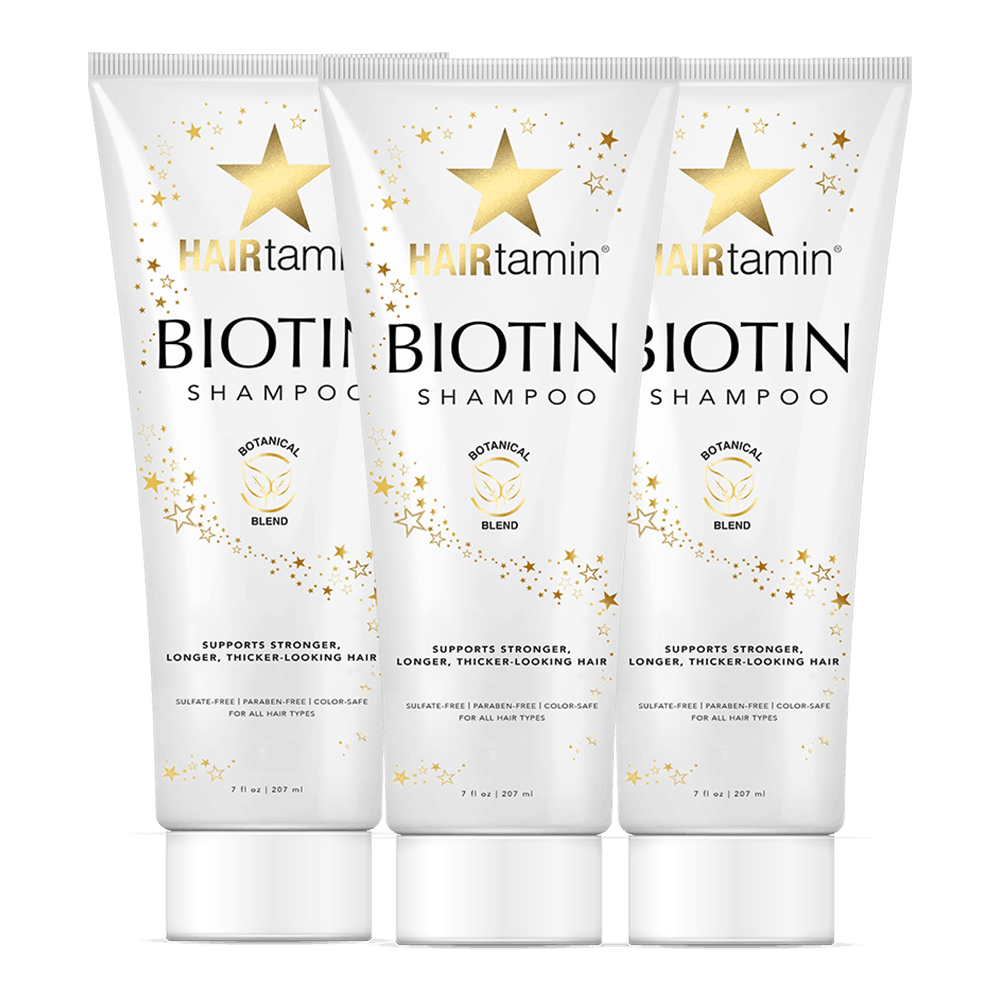 3 Bottles - Biotin Shampoo