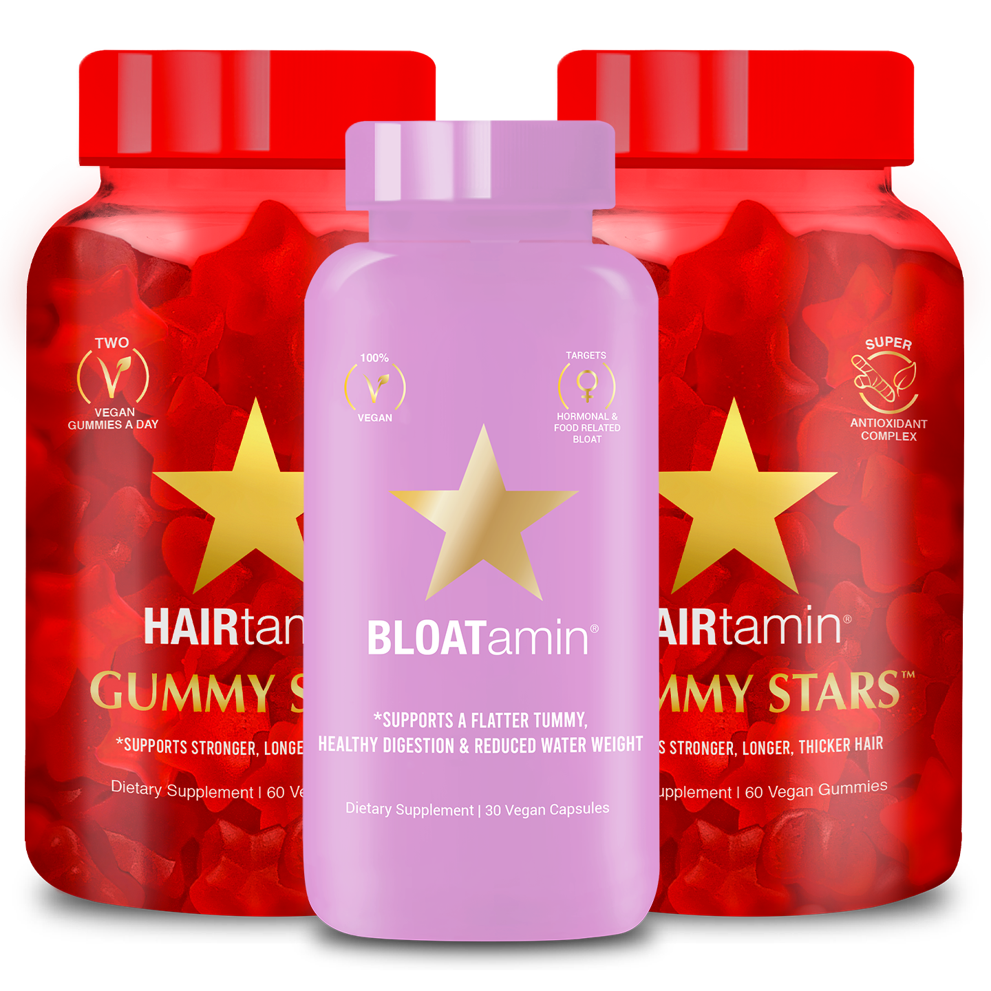 Yummy Hair & DeBloat Bundle | Beautiful Hair & a Healthy Tummy – HAIRtamin